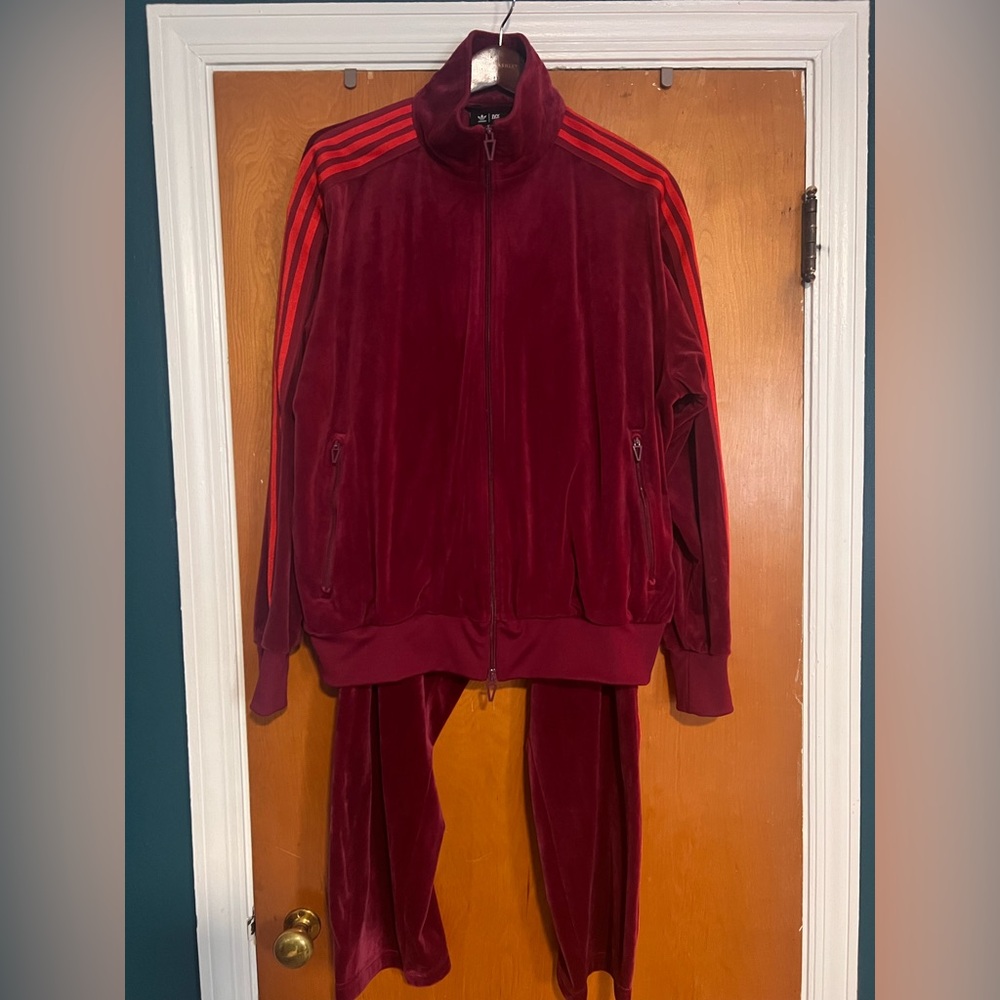 ❤️🧡 Adidas x Ivy Park Velour Track Suit – XL Jacket / 2X Pants | Beyoncé Collab